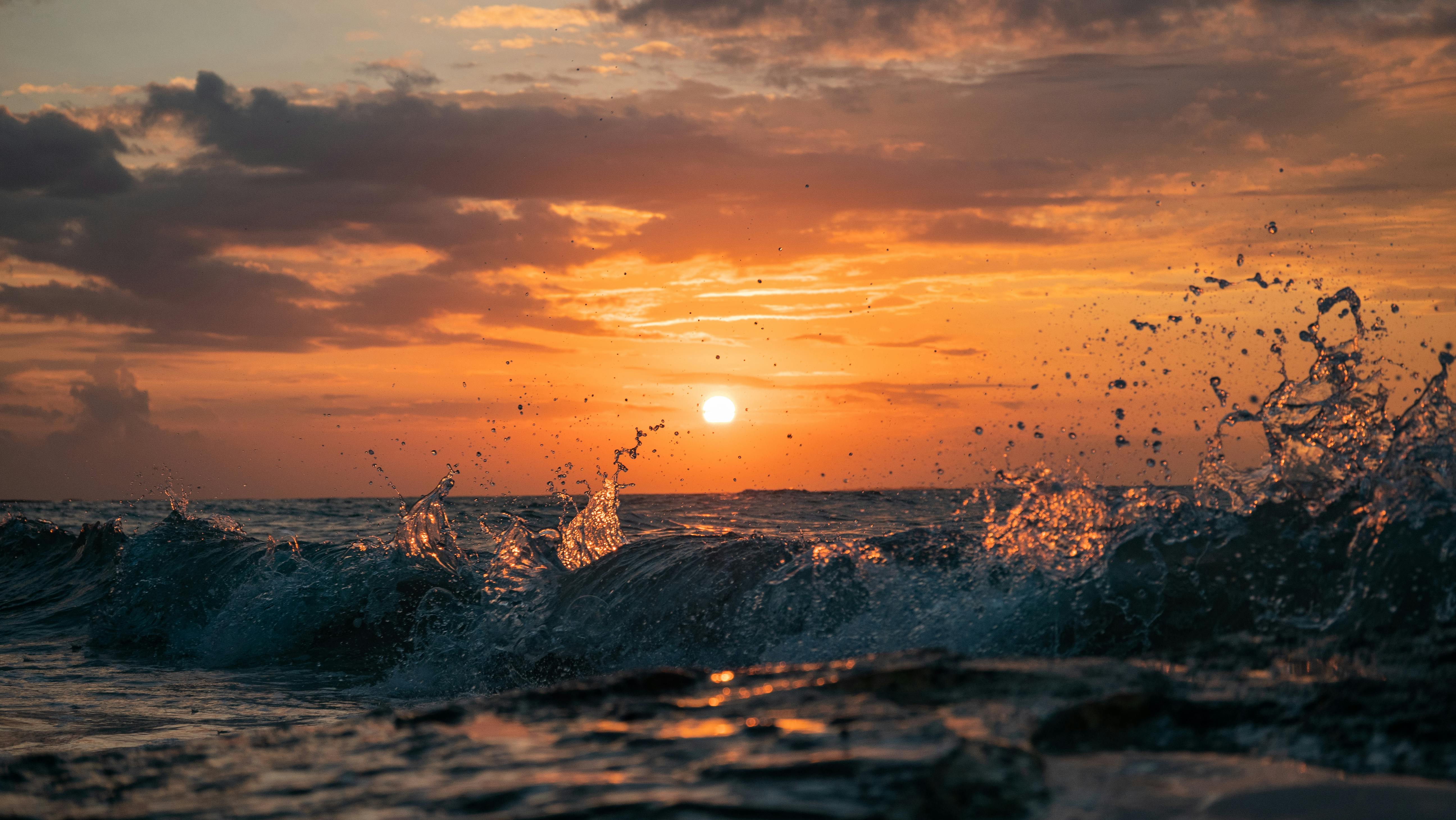 A stunning sunset over the Mediterranean Sea, Cyprus