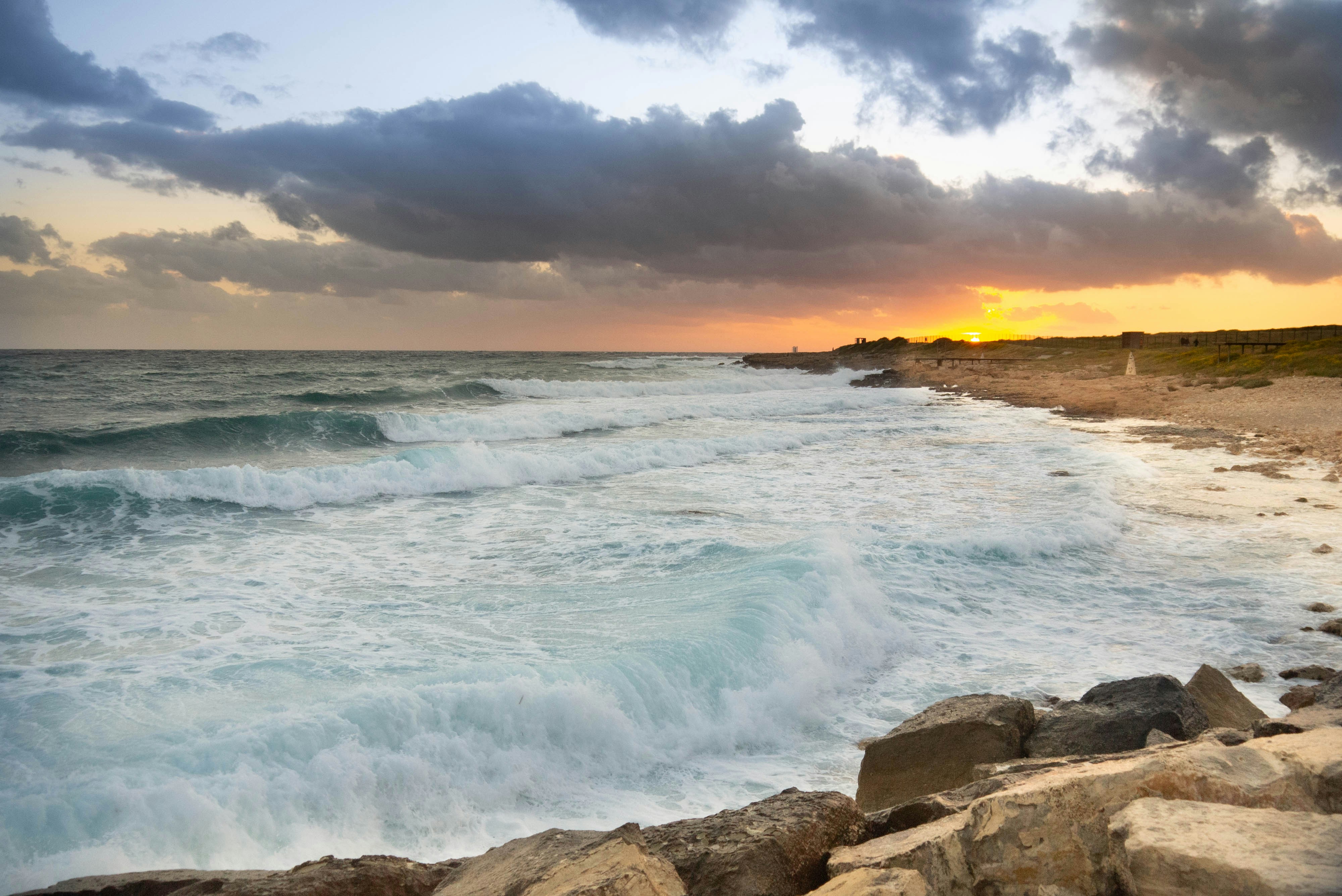 golden hour in the summer in Cyprus