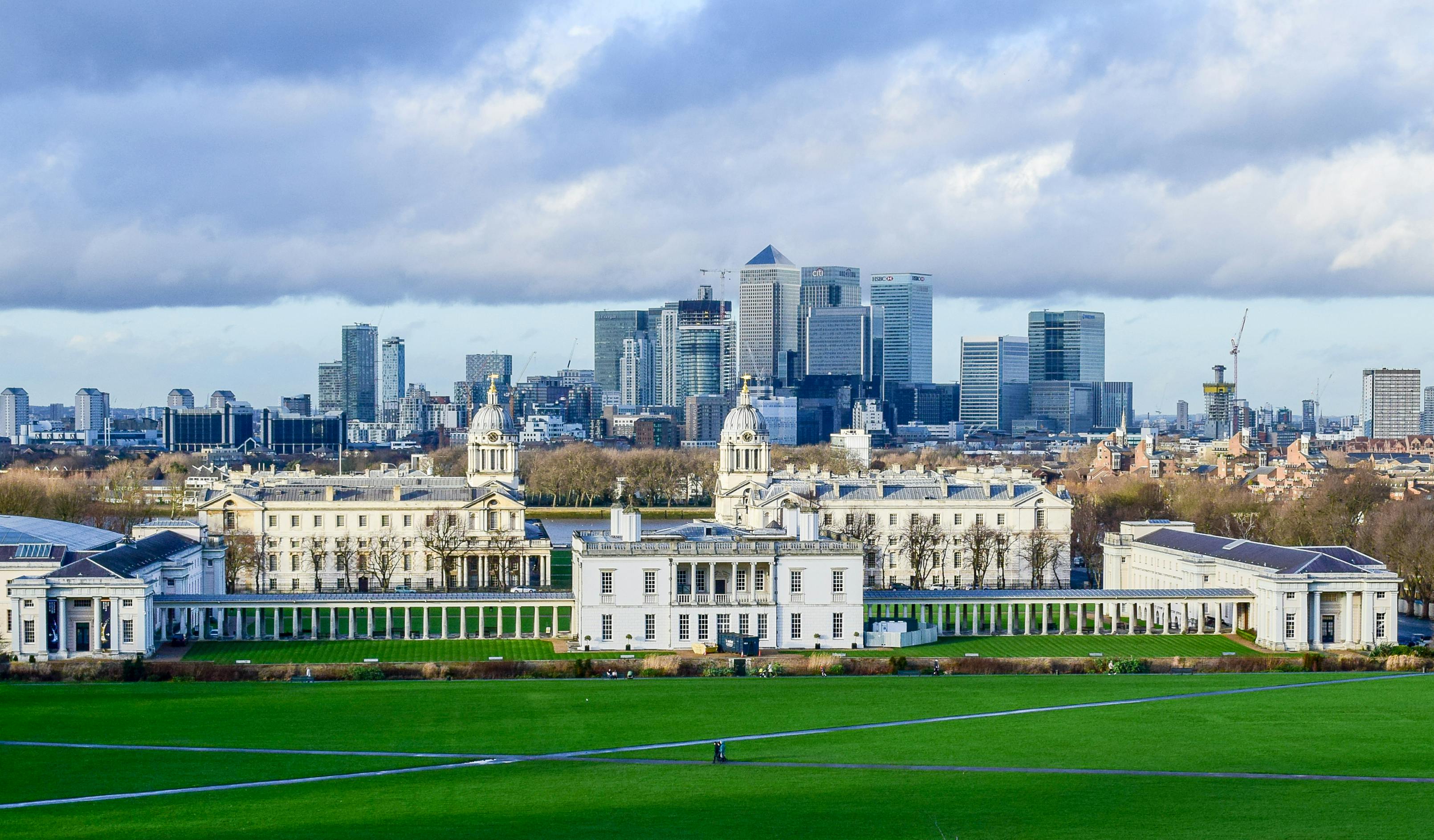 Aerial Photography of White Houses