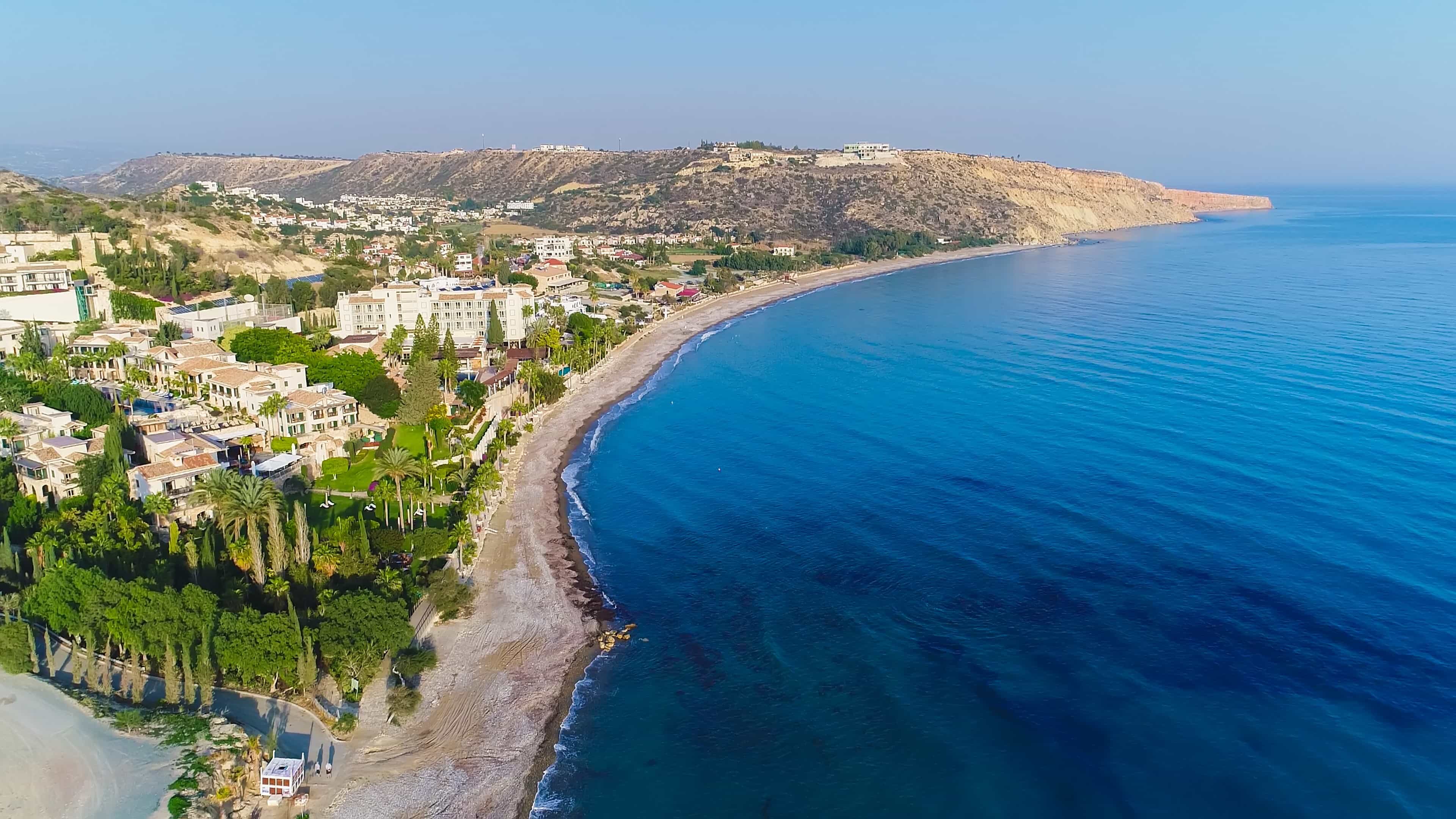 Top view of Pissouri Limassol