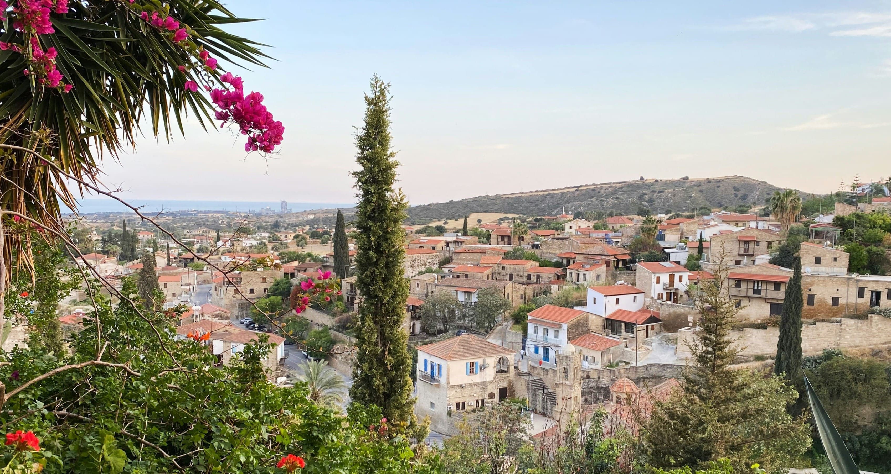 A distant view of Larnaca