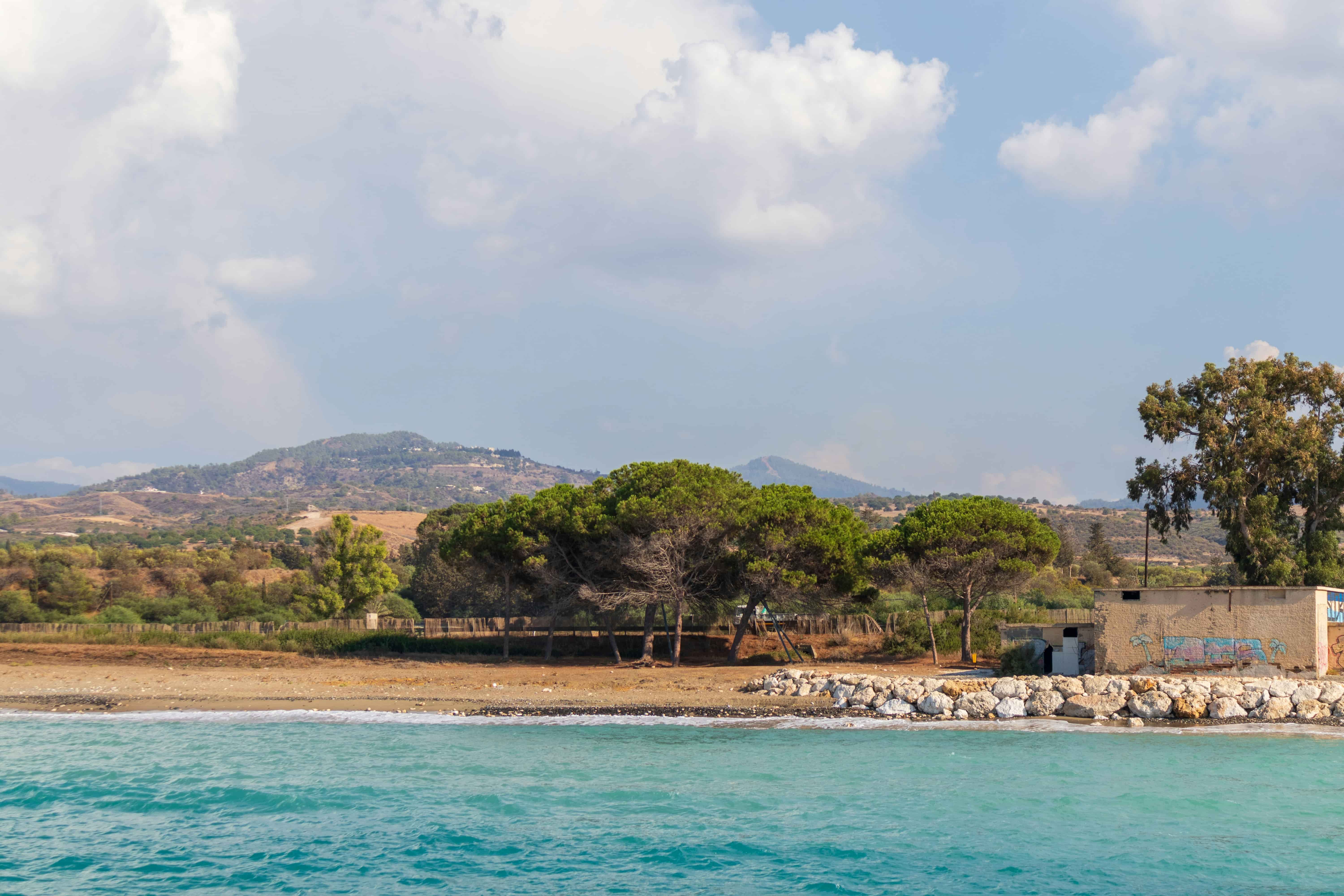 land in Cyprus by the sea